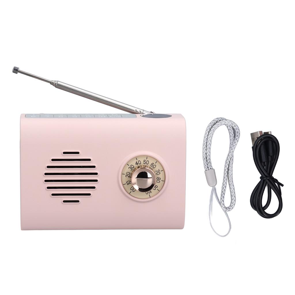 Miniature Bluetooth Speaker Portable Bluetooth Radio Solar Powered Wireless Speakers with Light for