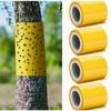 Yellow Outdoor Insect Trap 5/10M Crawling Insect Trap Insect Proof Tape  Outdoor Use