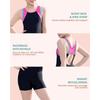 CHARMLEAKS Girls Swimsuit Size 7-16 Boyleg One Piece Athletic Bathing Suit Training Swimwear