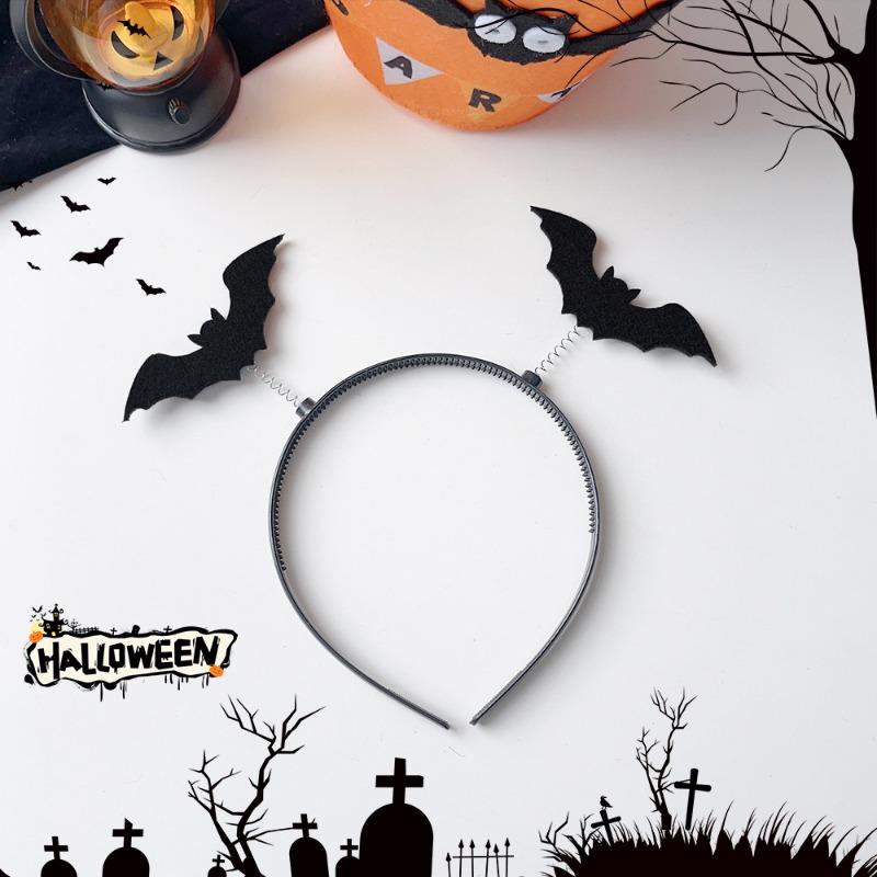 Halloween Funny Pumpkin Ghost Bat Side Clip Top Clip Festive Atmosphere Hair Accessory