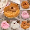 Winter Office Kapibala Waist Protection Chair Backrest Integrated Seat Cushion Capybara Butt Cushion Seat Cushion Seat Cushion