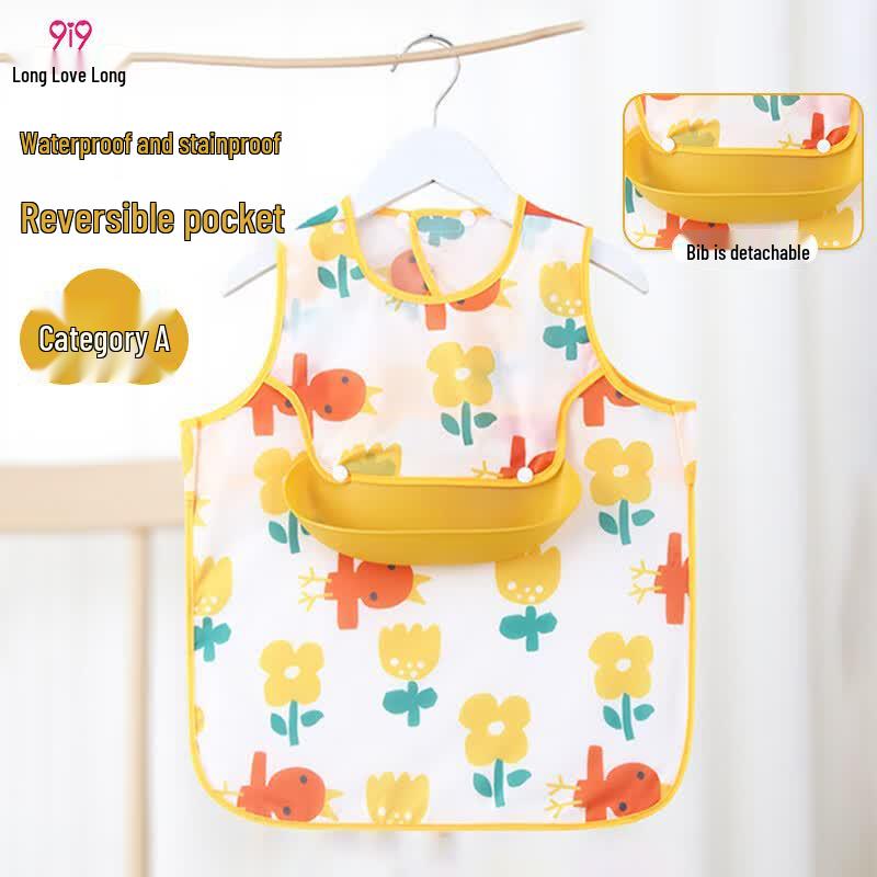 9i9 Baby Sleeveless Detachable Waterproof Bib