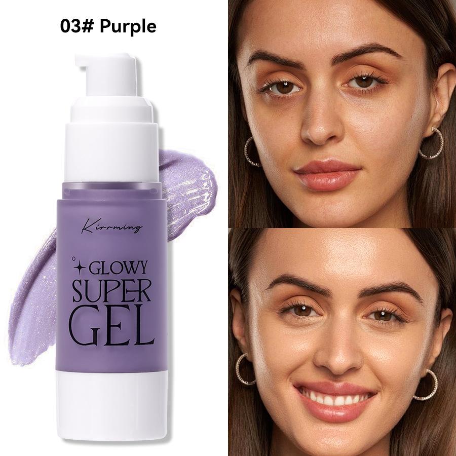 

Жидкая тональная основа с высоким глянцем Увлажняющий Легкий консилер Осветляет 03#