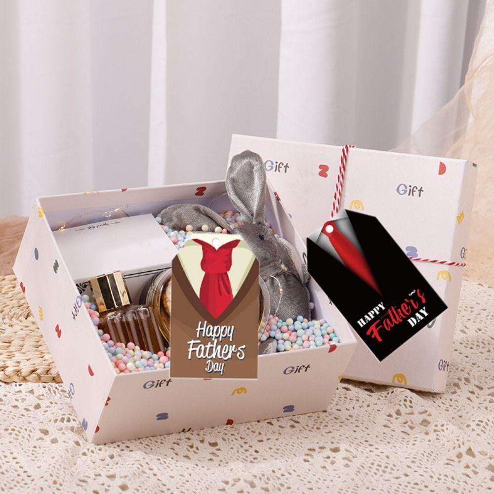 Festival Father's Day Tie Tag Paper Father's Day Ornament  Happy Father's Day Decor