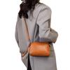 Women Small Genuine Leather Crossbody Bag Fashion Daily Shoulder Bag