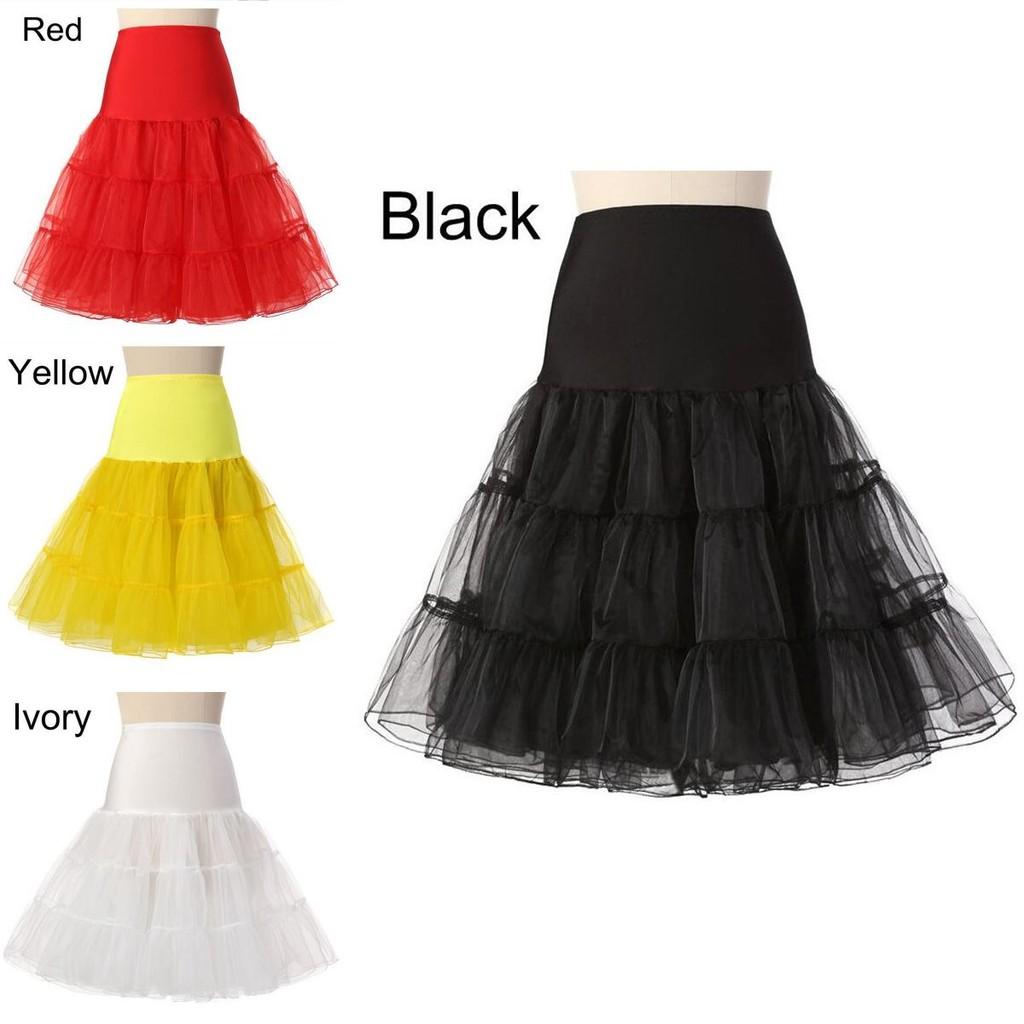 Soft Mesh Gauze Half Body Petticoat For Flare Puffy Skirts