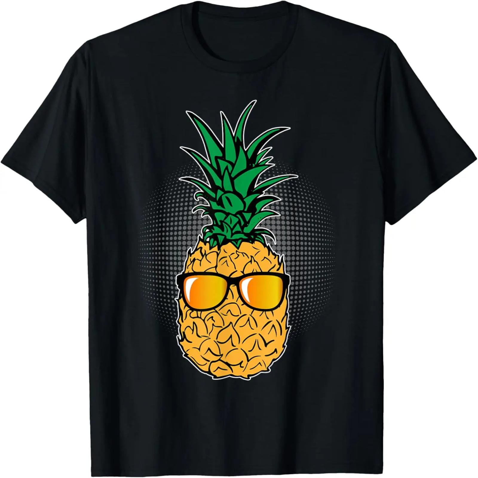 Pineapple Shades Funny Tropical Fruit Beach Paradise Gift T-Shirt S