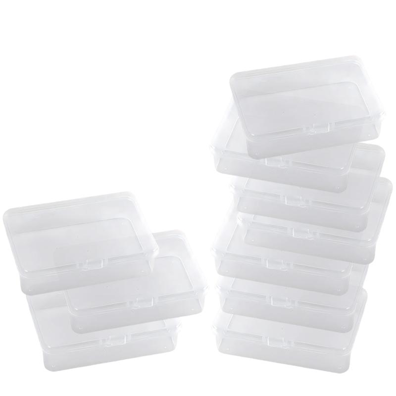 3/10Box Game Collection Cards Transparent Plastic Boxes Playing Cards Storage Case Poker Game Card Box Games Card Organizer