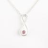 Purple Cat's Eye Gemstone 925 Solid Silver Jewelry Handmade Girls Pendant 1.66" PP-20-44