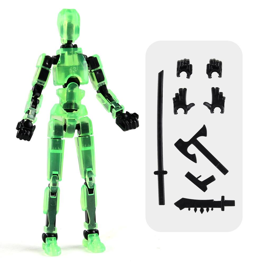 3D Multi-Jointed Movable Shapeshift Robot Creative Printed Mannequin Dummy Action Model Doll Toys Kid Decora For Girl Boys Gifts