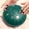 8-Inch 11-Note Steel Tongue Drum - C Key Portable Percussion Instrument for Yoga Beginners