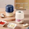 Wireless Mini Garlic Chopper & Peeler: Multifunctional Food Processor for Kitchen & Baby Food.