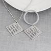 My Hero Best Friend Dad Pendant Necklace Key Rings Key Chains Gifts Jewelry Accessories Fathers