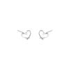 Korean Heart Stud Earrings: Lightweight, Comfortable for Sleeping, Simple Luxury Design, 2020 Trendy Women's Jewelry