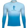Mens Long Sleeve Rash Guard UV Protection Quick Dry Swim Shirt Surfing Snorkeling Beach Activities