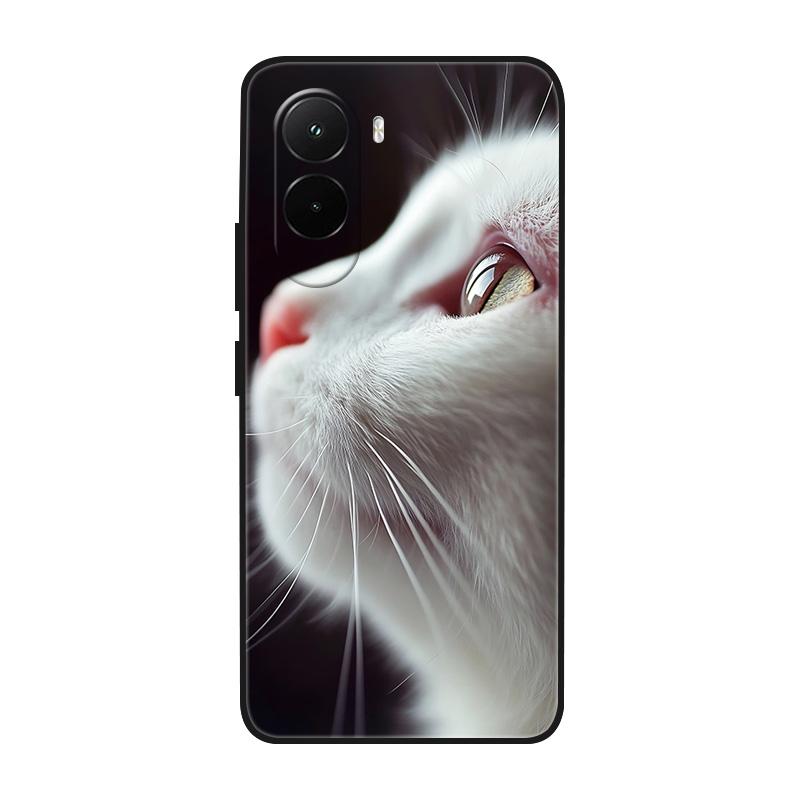 Etui na Poco M7 4G Fajne Malowane Marmurem Miękki Silikonowy Tylny Pokrowiec Na Xiaomi PocoM7 4G TPU Zderzak Fundas Poco M7 4G M 7 Coque
