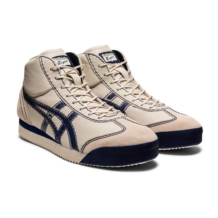 ONITSUKA TIGER Mexico 66 Sd M Pf Leather High-Top Sneakers Unisex Sneakers Light-Brown 1183B530-100