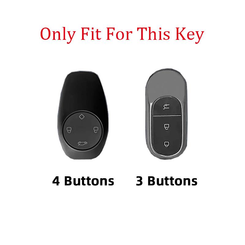 Styling Mouldings Zinc Alloy Car Smart Remote Key Cover Case Protector Holder Shell Bag For Leapmotor T03 S01 C11 C01 Type Keych