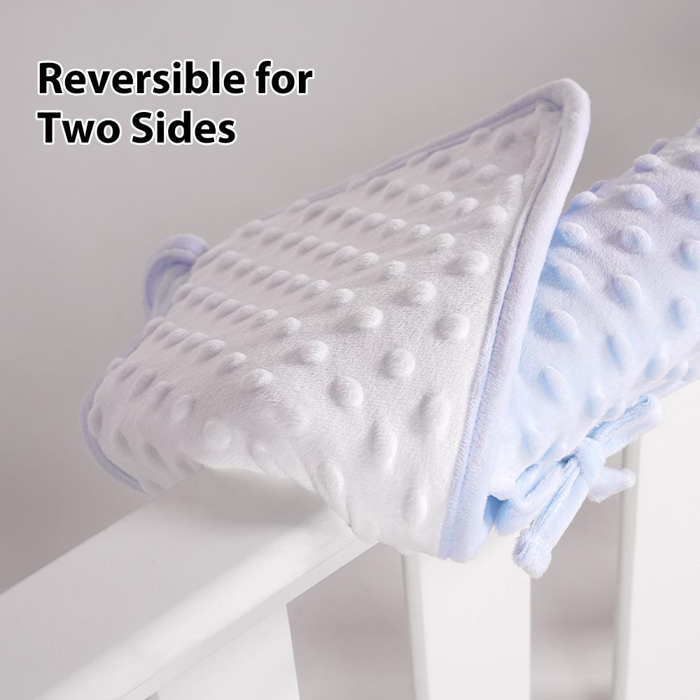 Soft Crib Rail Cover Set - 3-Piece Baby Anti-Chewing Guard Rails