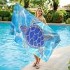 Waves and Sea Turtles Beach Towel Quick-drying Super Absorbent Suitable for Swimming Beach Pool Gym Summer Gift for Friends