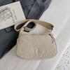 Solid Color Crossbody Bag Women's Multi-Compartment Lightweight Shoulder Bag