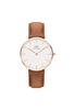[Official Shop/2-Year Warranty/Authentic Import] Daniel Wellington DW Classic Durham 36mm Watch for Men and Women. Stylish and Popular Luxury Leather