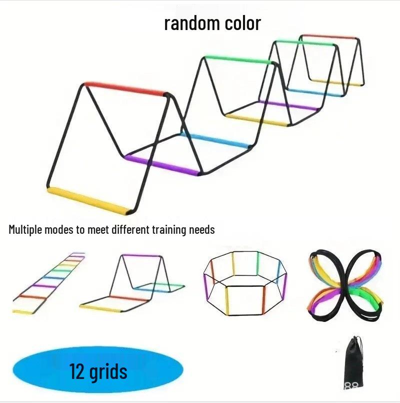 Kids' Agility Ladder: Multi-Functional Sensory Integration & Fitness Training for Hopscotch, Basketball, Football, and Hurdles