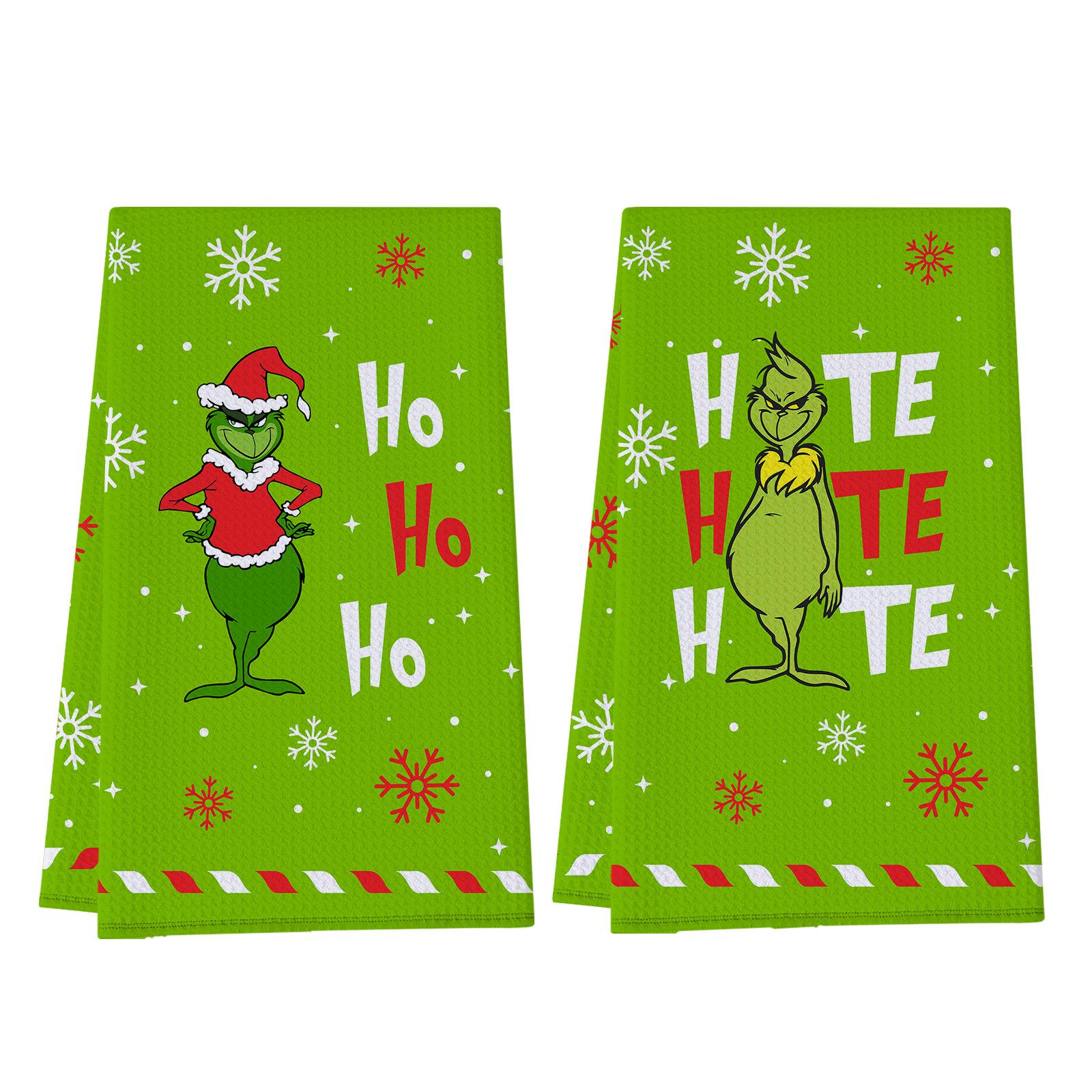 2pc 40*60cm Towel Dish Cloth Hand Towel Dishcloth Dish Towel Scrub Kitchen Absorbent Towel Dish Cloth One Size