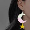 Moon Leaf Earring Resin Molds Jewelry Epoxy Resin Silicone Mould for Necklace Earrings Keychain Pendant  Crafts
