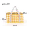 Plaid Picnic Cooler Bag