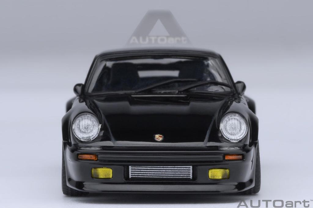 AUTOart 1/64 Scale Porsche 911 (930) Turbo "Wangan Midnight" Blackbird (Volume 1 Specification) Finished Model 20636