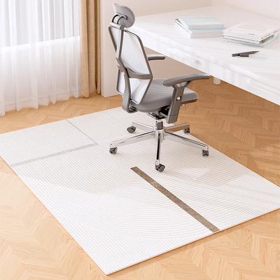 Minimalist Line Carpet, Bedroom Floor Mat, Office Chair Floor Protector For Study Room, Easy-To-Clean Home Decoration