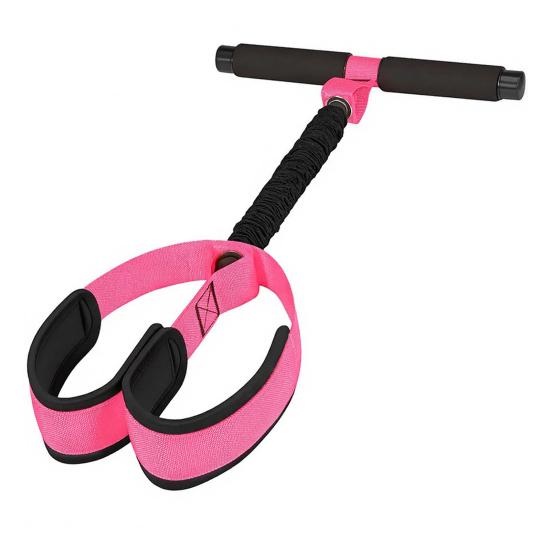 

Педальний еспандер з ручками Йога Тренажер для пресу Мотузка для підтягування Чоловіки Жінки Тренування живота Талії Рук Ніг Корпусу Тренувальне обладнання A рожевий червоний колір