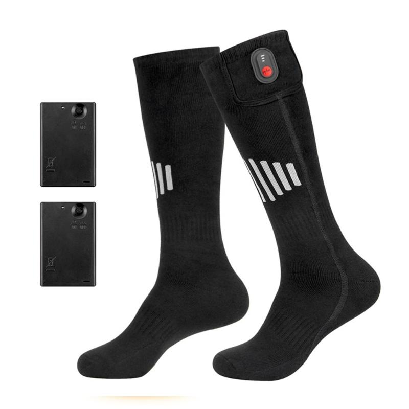 Full Soles Heating Electric Socks Heated Socks 5V 4000mAh Rechargeable Battery Electric Heated Socks for Men and Women