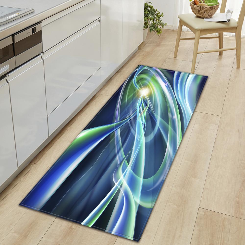 Kitchen Mat Entry Door Mat Living Room Bedroom Floor Carpet Corridor Bathroom Door Non-slip Floor Mat
