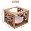 M-Modern-Wooden Bamboo Hollow Fragrance Lamp Oil Furnace Aroma Burner Candle Holder Elegant And Attractive Home Office Decoratio