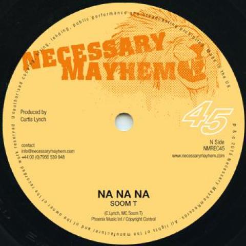 

7inch Record SOOM T MR WILLIAMZ Na Na Na Fashion NMREC45 Necessary Mayhe 2015 UK Reggae Ska Dub Used
