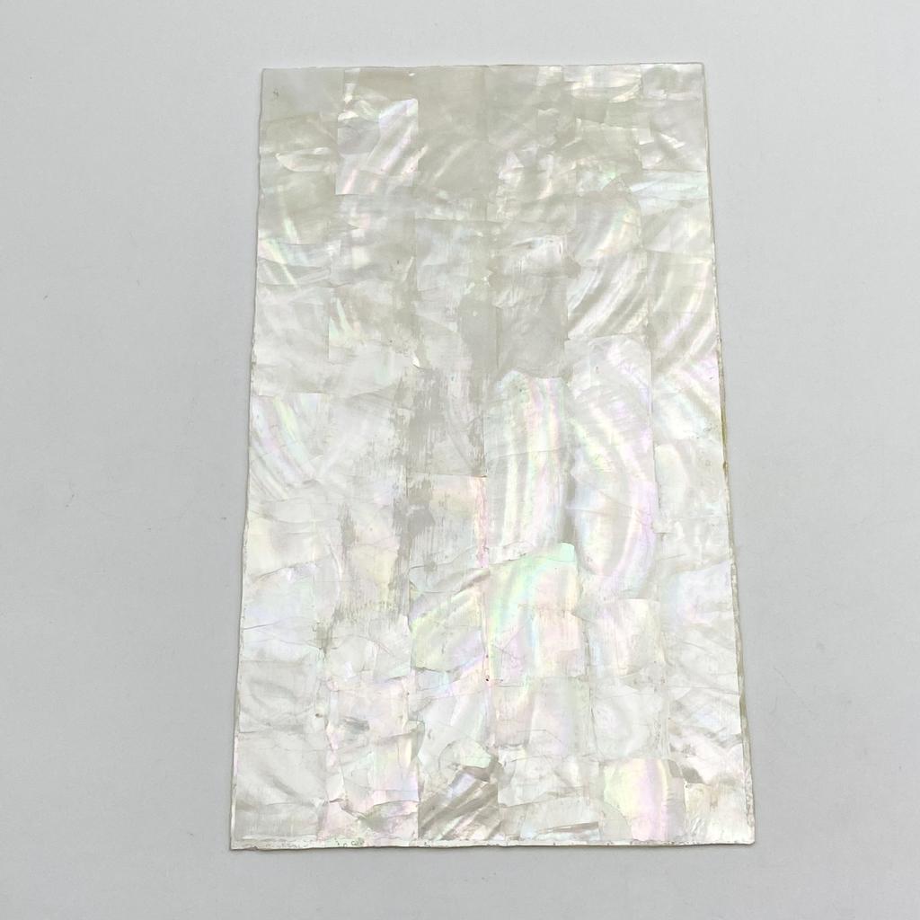 240 X 140 X 2.0 Mm Natural Freshwater Shells + Acrylic Sheets—DIY Craft and Musical Instrument Inlay Materials