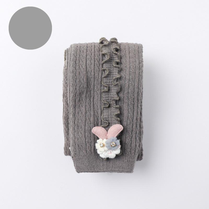 Baby Mädchen Strumpfhose Kleinkind Kind Mädchen Rippstrümpfe Baumwolle Warm Strumpfhose Einfarbig Bonbonfarbe Strumpfhose Herbst Winter Stil 0-6T