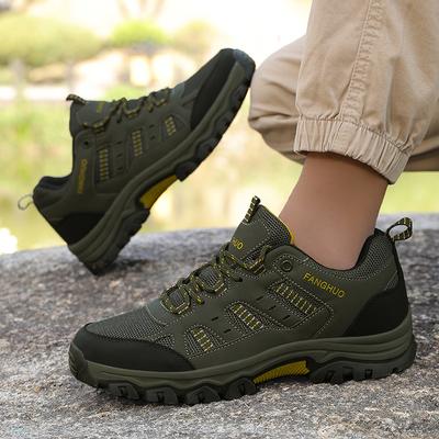 Outdoor Non-Slip Hiking Shoes for Men Wear-Resistant Shock-Absorbing Mountain Climbing Sports Cross-Country Hiking Shoes