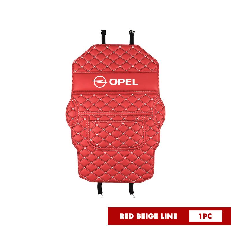Leather Car Back Seat Protector Seat Mud Anti-Child-Kick Pad For Opel Astra G H J K F Corsa D Zafira B Insignia Mokka Regal