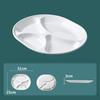 Beilaien Melamine 4-Compartment Divided Serving Tray