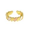 Xiaoxiangfeng Color High-End Sense Fashion Niche Temperament Open Ring Dopamine Dripping Index Finger Ring