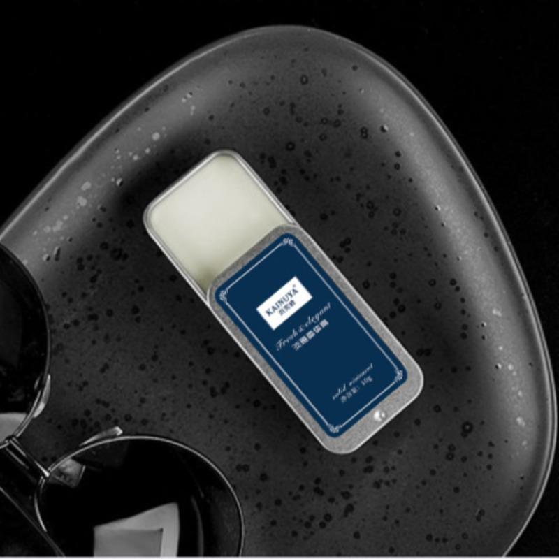 Твердый бальзам Стойкий аромат Портативный твердый парфюм синий