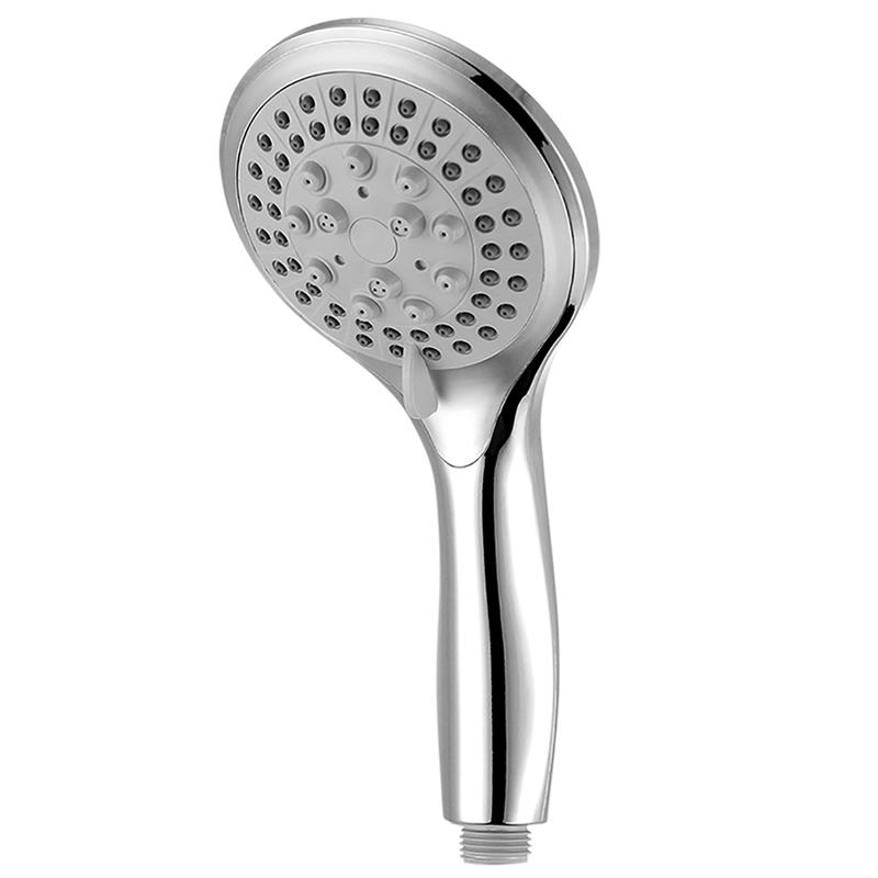

Высококачественная круглая душевая головка с 5 режимами и шлангом, держатель для душа для ванной комнаты, аксессуары для душа