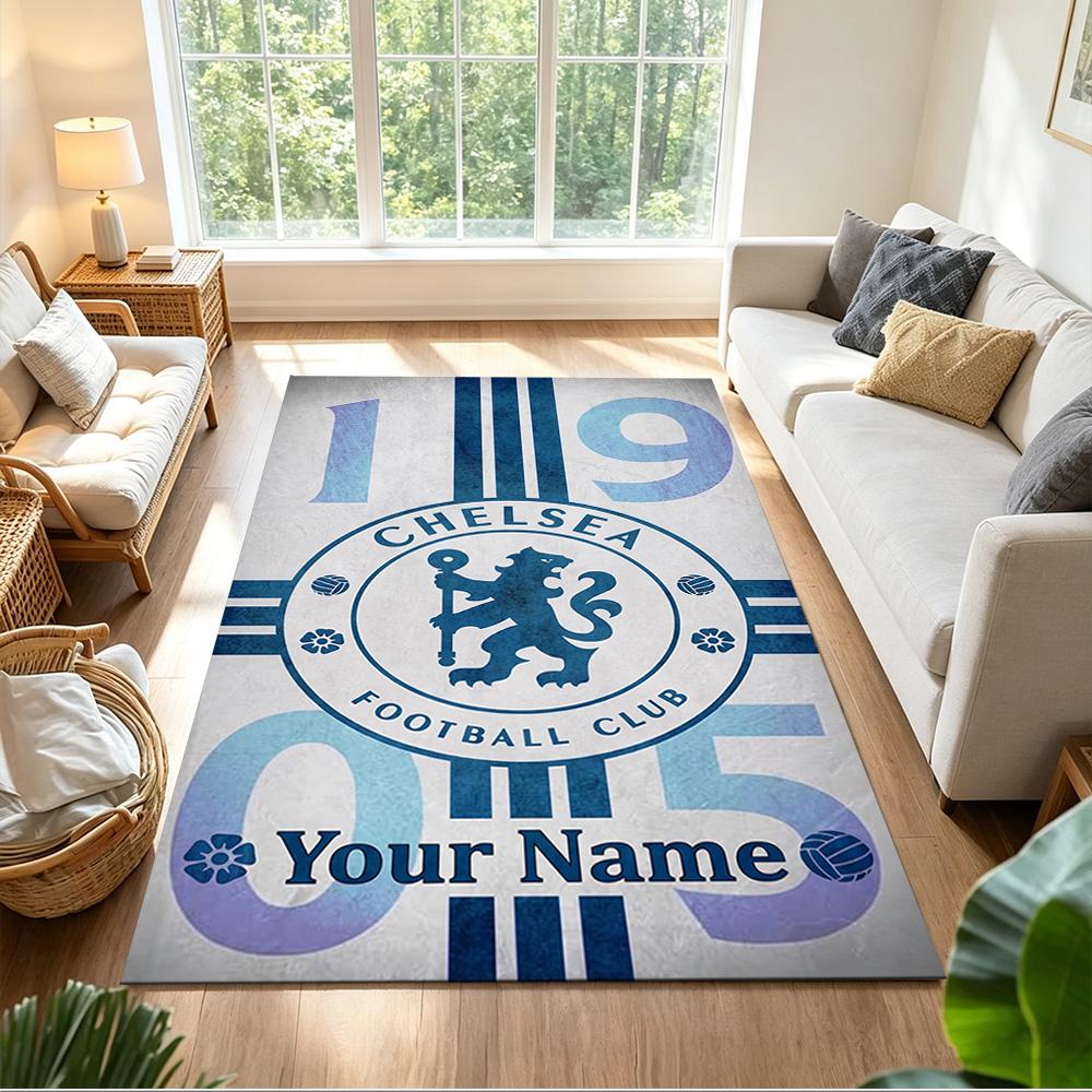 Chelsea Fc Football Player Customized Name Floor Mat Design for Study room Game Room Decorate room Dormitory Antislip Carpet Decorate Offices