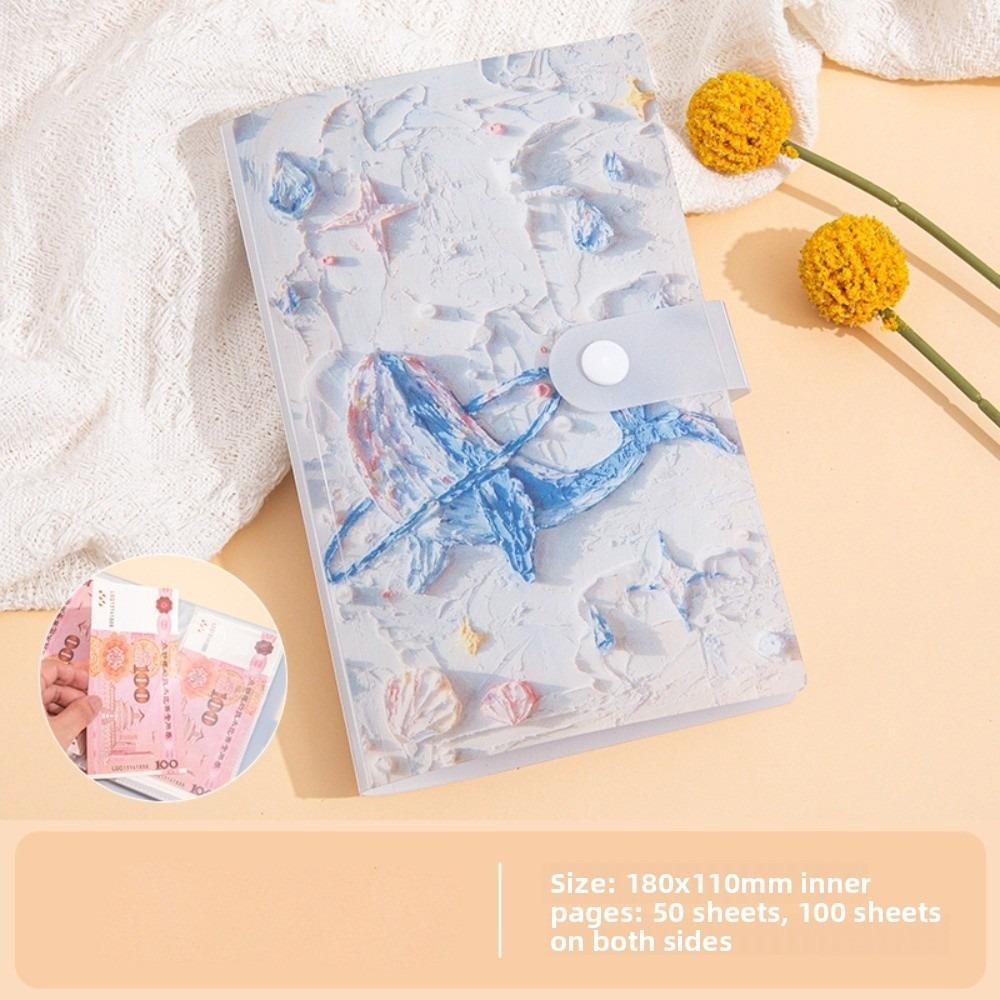 Save Money 100 Envelopes Money Saving Challenge Waterproof Reusable Mini Binder Savings Challenge Oil Painting Budget Binder
