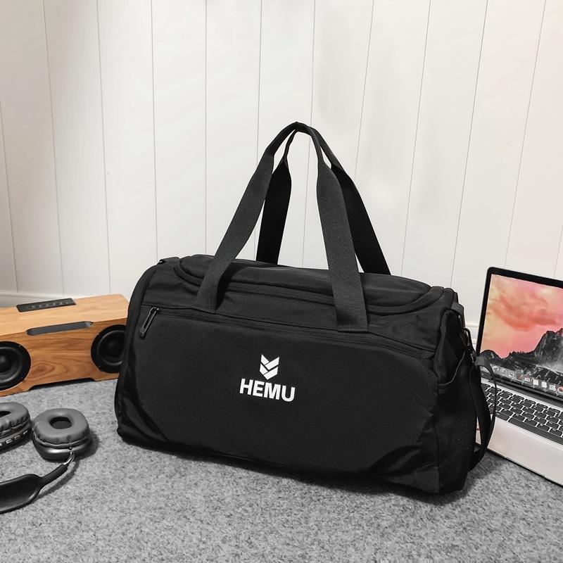 

Spring and summer trend toast fitness bag men s and women s casual fashion messenger bag large capacity yoga bag чорний