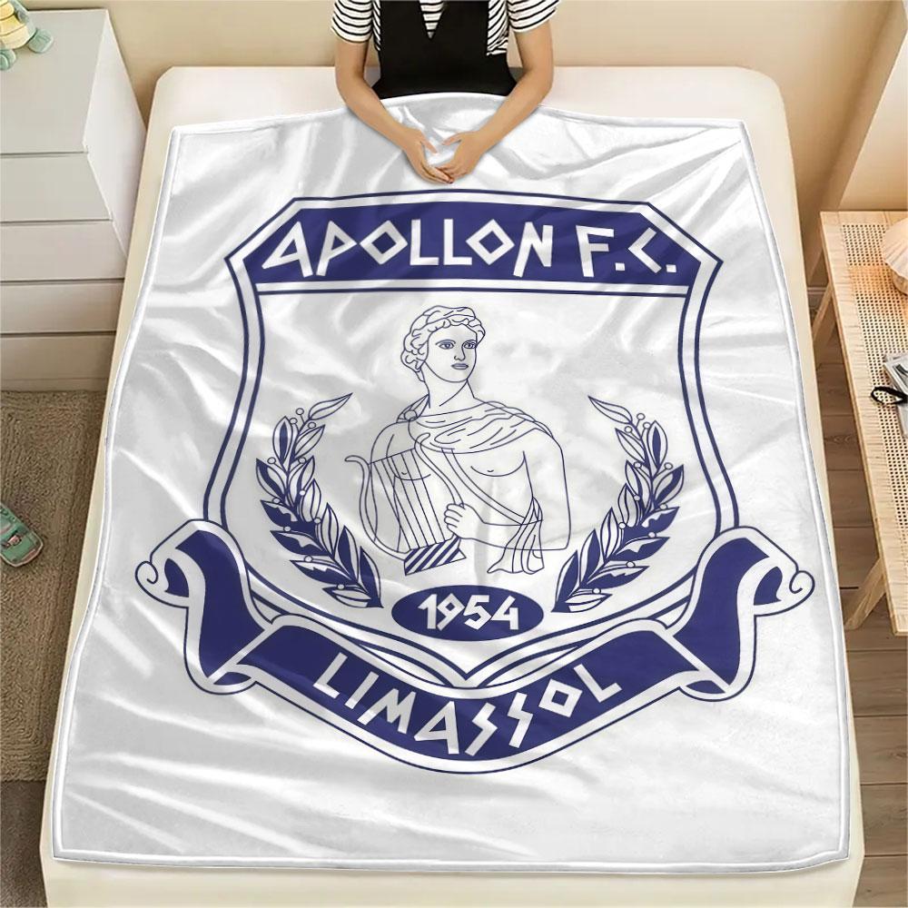 Apollon Limassol FC FlAannel Blanket, High Quality Comfortable for All Seasons, Home Decor, Warmth and Comfort