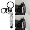 Baseball Volleyball Beaded Keychain Sport Themed Keychain Key Holder Keyring Accessory for Bag Charm Keychain Decoration